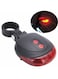 Generic Rear Bike Flashlight virtual Cycle Path 5 LED Laser Bicycle Tail light