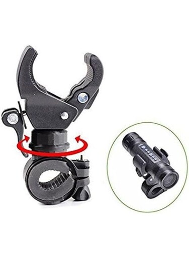 Generic Universal 360 Degree Rotating Bicycle Handlebar Mount LED Flashlight Clamp Mount