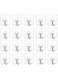 Generic 20 Pieces Heavy Duty Self-Adhesive Hook For Bathroom And Kitchen