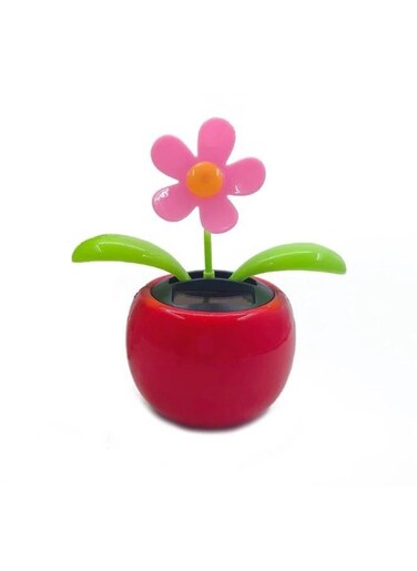 Generic Cute Dancing Ornament Flower Solar Pot