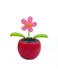 Generic Cute Dancing Ornament Flower Solar Pot