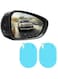 Generic 2 Pieces Car Rearview Mirror Protective Film Waterproof Film Anti-Fog HD Car Rearview Mirror Decal, Rainproof, Anti-Scratch Clear Protective Film For Car Rearview Side Mirror Glass