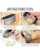 Generic Stainless Steel Garlic Mincer Crusher Professional Kitchen Gadgets Garlic Chopper With Ergonomic Handle