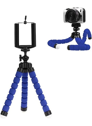 Generic Phone Tripod Stand Foam Protection Flexible Metal Phone Tripod 360 Degree Rotatable Extendable Tripod Stand