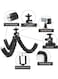 Generic Mini Flexible Sponge Gorillapod Octopus Tripod With Expandable Bracket For Mobile Phone Smartphone Action Camera Tripod