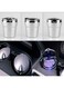 Generic Portable Car Ashtray Detachable Stainless Steel With Blue LED Light Indicator
