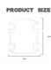Generic 8 Pieces Transparent Car Door Bowl Scratch Protector Universal Waterproof Anti-Scratch Paint Invisible Protection Film