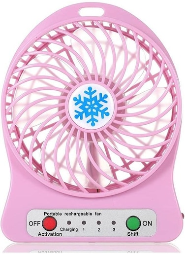 Generic USB Mini Portable Rechargeable LED Light Fan
