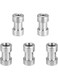 Generic 5 Pieces 1/4"-20 And 3/8"-16 Female Spigot Screw Threaded Adapter For Camera Flash Light Bracket