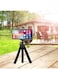 Generic Phone Tripod Stand Foam Protection Flexible Metal Phone Tripod 360 Degree Rotatable Extendable Tripod Stand