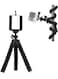 Generic Phone Tripod Stand Foam Protection Flexible Metal Phone Tripod 360 Degree Rotatable Extendable Tripod Stand