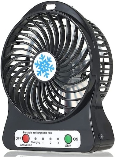 Generic USB Mini Portable Rechargeable LED Light Fan