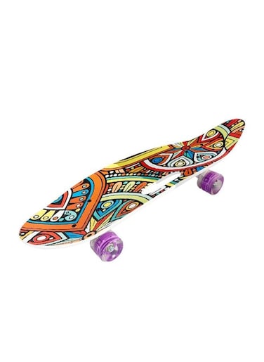Generic Skateboard With Colorful LED Light-Up Wheels For Teen Boys And Girls