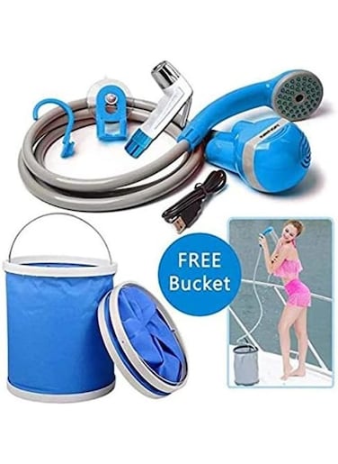 Generic Portable Outdoor Shower Kit, Portable Shower USB Rechargeable Water Pump For Outdoor Camping Backpacking Hiking Travel Beach Dog Flowering Plants