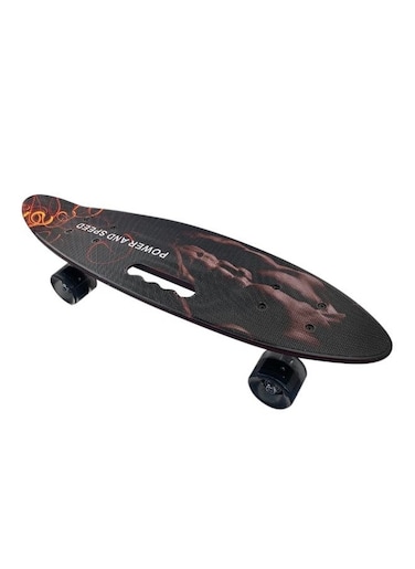 Generic Skateboard With Deck Mini Cruiser LED Light Up Wheel, For Boys And Girls