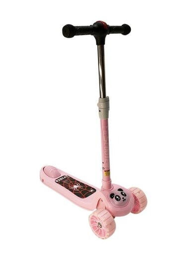 Generic 3 Wheel Scooter LED Flashing Wheels Height Adjustable Extra Wide Deck Kids Kick Scooter