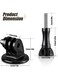 Generic 4 Pieces Tripod Mount Adapter Camera Phone Converter Mount 1/4 Inch