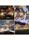 Generic Pack Of 6 solar lights For Outdoor Gardens With Realistic Flame Effect Waterproof Solar Lamp For the Outdoors Backyards Balconies Gardens Lawn Lighting