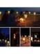 Generic Pack Of 6 solar lights For Outdoor Gardens With Realistic Flame Effect Waterproof Solar Lamp For the Outdoors Backyards Balconies Gardens Lawn Lighting