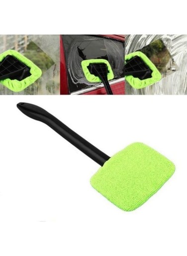 Generic Microfiber Long Handle Car Wash Brush Auto Window Scrubber Cleaner Tool Washable