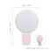 Generic Mini Selfie Rechargeable LED Ring Light Pink 10.2x2.5x6.5cm