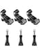 Generic Set Of J-Hook Buckle Mount Kit Compatible With GoPro Vertical Surface J-Hook Mount And Long Thumb Screws For GoPro Hero