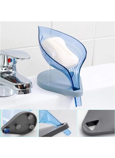 Generic Decorative Leaf-shaped Soap Holder Plastic Dispenser