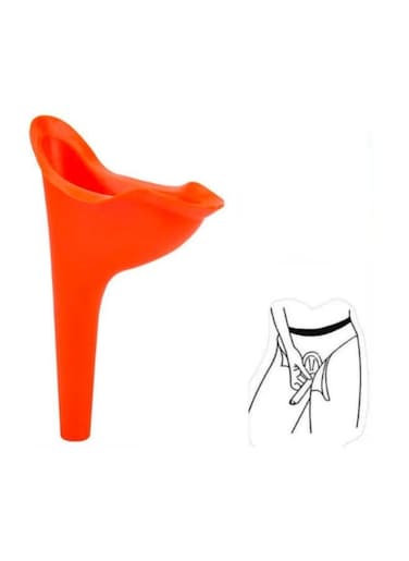 Generic Outdoor Camping Soft Silicone Urination Device Stand Up And Pee Female Urinal Toilet Design Female Urinal Travel