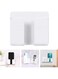 Generic Wall Mount Phone Holder Phone Stand With Adhesive And Data Cable Receiving Hole