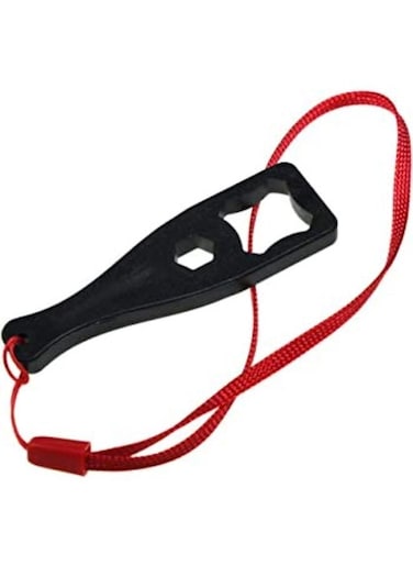 Generic Plastic Wrench Nut spanner For GoPro Hero 7, 6, 4, 5, SJCAM Action Camera Red/Black