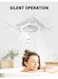 Generic Ceiling Fan-lamp Embedded Air Circulator Fan Invisible Wall Mounted Integrated Electric With Remote Control