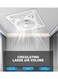 Generic Ceiling Fan-lamp Embedded Air Circulator Fan Invisible Wall Mounted Integrated Electric With Remote Control
