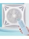 Generic Ceiling Fan-lamp Embedded Air Circulator Fan Invisible Wall Mounted Integrated Electric With Remote Control