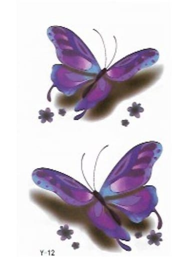 Generic Waterproof Butterfly Temporary Tattoo Sticker For Body Art