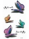 Generic Waterproof Butterfly Temporary Tattoo Sticker For Body Art
