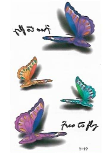 Generic Waterproof Butterfly Temporary Tattoo Sticker For Body Art