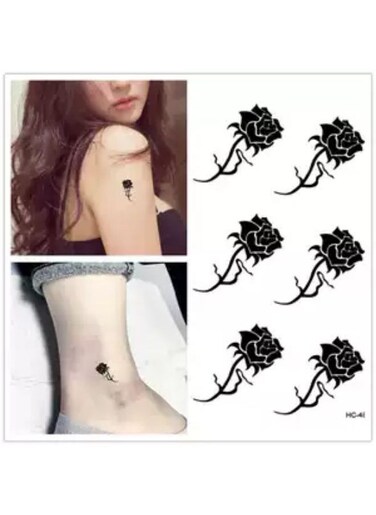 Generic Waterproof Temporary Flower Tattoo