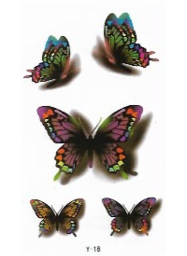 Generic Waterproof Butterfly Temporary Tattoo Sticker For Body Art