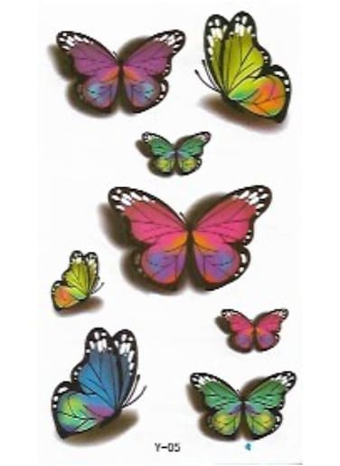 Generic Butterfly Temporary Tattoo Sticker For Body Art