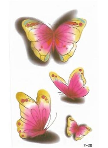 Generic Waterproof Butterfly Temporary Tattoo Sticker For Body Art