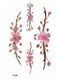 Generic Waterproof Flower Temporary Tattoo Sticker For Body Art