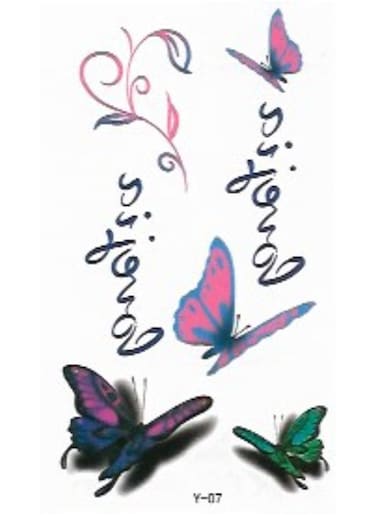 Generic Waterproof Butterfly Temporary Tattoo Sticker For Body Art