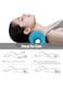 Generic Portable Neck Cervical Pillow Cotton Blue 25x10x23cm