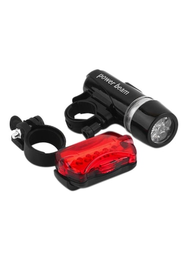 Generic 5-LED Waterproof Bike And Bicycle Lights