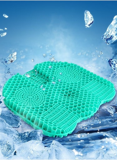 Generic Cooling Seat Gel Cushion For Desk Home Car Wheelchair Sciatica Tailbone And Back Pain Relief