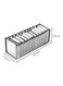 Generic Foldable Underwear Storing Box Grey