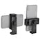 Generic Smartphone Clamp Holder Phone Mount Adapter For Tripod Selfie Stick Black