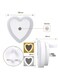 Generic LED-Wall Night Heart Shape Light (Plug-In), Smart Dusk To Dawn Sensor, Automatic Night Lights, Suitable For Bedroom, Bathroom, Toilet, Stairs, Kitchen And hallway-UK Plug