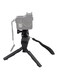 Generic 2-In-1 Mini Folding Tripod Stand For GoPro Hero 4/3+/3/2/1 DC DSLR/SLR Camera/Smartphone Black