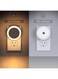 Generic 2 Pieces Dusk To Dawn Sensor Smart Nightlight Wall Plug For Kids Room Bathroom Bedroom Home Kitchen Hallway Stairway